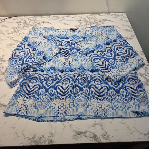 Bundle #27 Woman's Large Mixed Brands Tops Blouses Sweaters ( Flawed ) - Picture 2 of 15